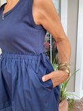 EASY GOING SLEEVELESS MIDI DRESS