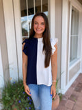 LOOK AT ME COLOR-BLOCK TOP