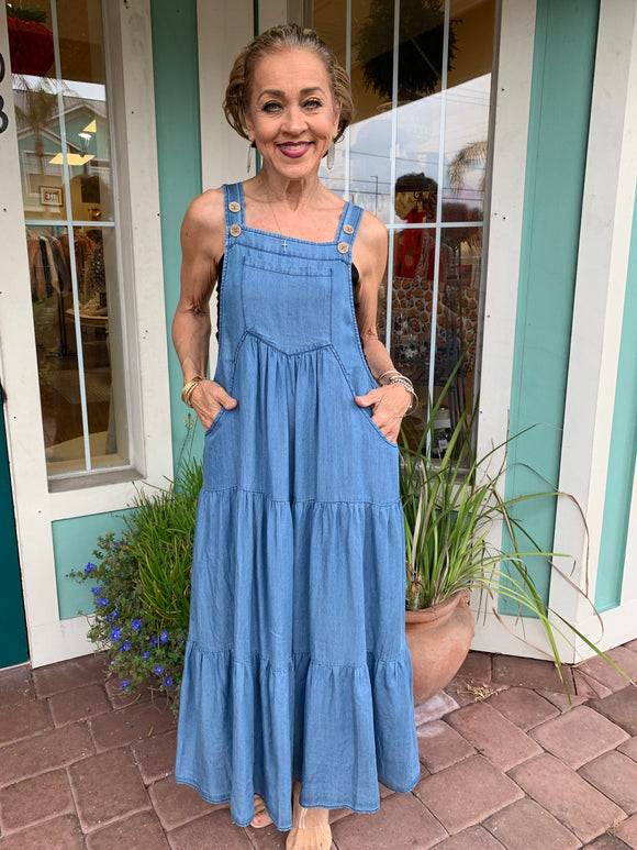 THE MAGGIE OVERALL DRESS