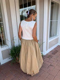 SUMMERS PERFECT BUBBLE BOTTOM COLOR BLOCK MAXI
