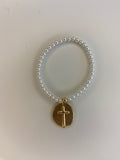 ENEWTON CLASSIC PEARL INSPIRE GOLD CHARM BRACELET