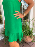 WITH A TWIST SLEEVELESS DRESS