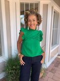 BE FOR THIS DAY MOCK NECK TOP