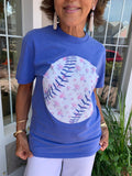 FLORAL BASEBALL TEE
