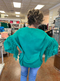 THE WAY IT IS FRINGE PULLOVER