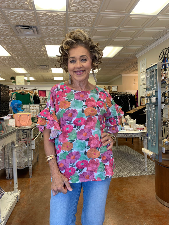 MADE FOR THIS FLORAL TOP