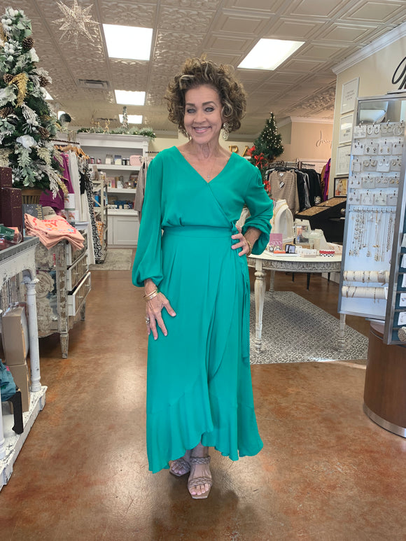 TIS THE SEASON WRAP MAXI