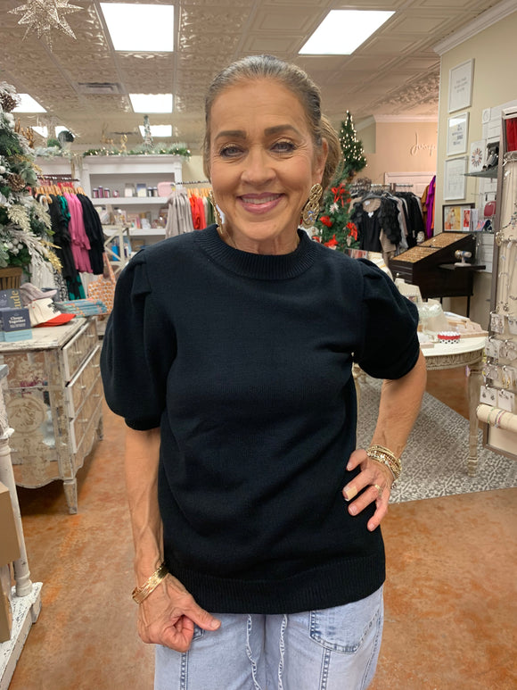THE LOVELY PUFF SLEEVE SWEATER