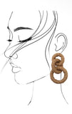 IN THE LOOP CHUNKY EARRING￼