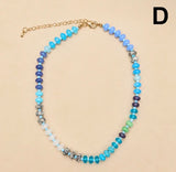 THE SCOUT NATURAL STONE BEADED NECKLACE