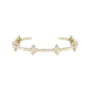 RADIANT CROSS STATION CUFF BRACELET