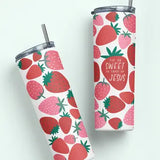 TIS SO SWEET STRAWBERRY TUMBLER