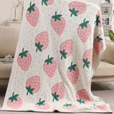 STRAWBERRY SHERPA BLANKET