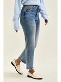 JUDY BLUE PEGGY STRAIGHT ANKLE JEAN