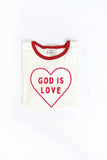 GOD IS LOVE RINGER TEE