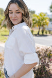 THE LOUISA LINEN DOLMAN SHIRT