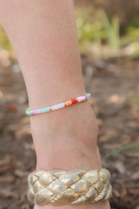 DARCIE COLORFUL BEADED ANKLET