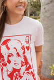DOLLY QUEEN OF HEARTS GRAPHIC TEE