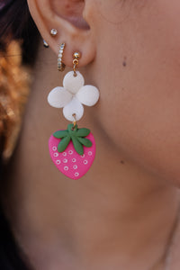 BLOSSOM BERRY CLAY EARRING