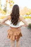 PREPPY VIBES COLLARED TANK