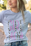 CHEETAH MOM GRAPHIC TEE