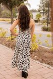 SIP MY LATTE DITSY DOT MAXI DRESS