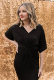 ONE MOVE AHEAD KNOT FRONT DRESS