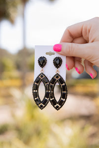 SHOW STOPPER OVAL EARRING