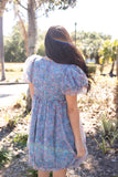 CATALINA ISLAND FLORAL MIDI DRESS