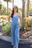 JULEP FARMS MINERAL WASHED JUMPSUIT