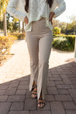 WINDING DOWN FRONT SLIT PANT