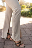 WINDING DOWN FRONT SLIT PANT