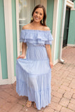 LIKE YOU DO OFF THE SHOULDER MAXI