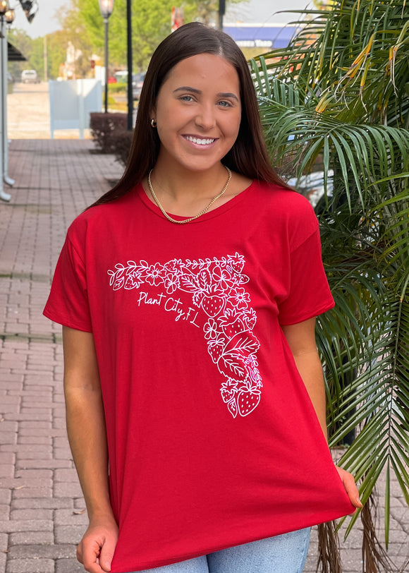 STATE OF FLORIDA BERRY OVERSIZED BOXY TEE