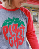 PLANT CITY BERRY RAGLAN TEE