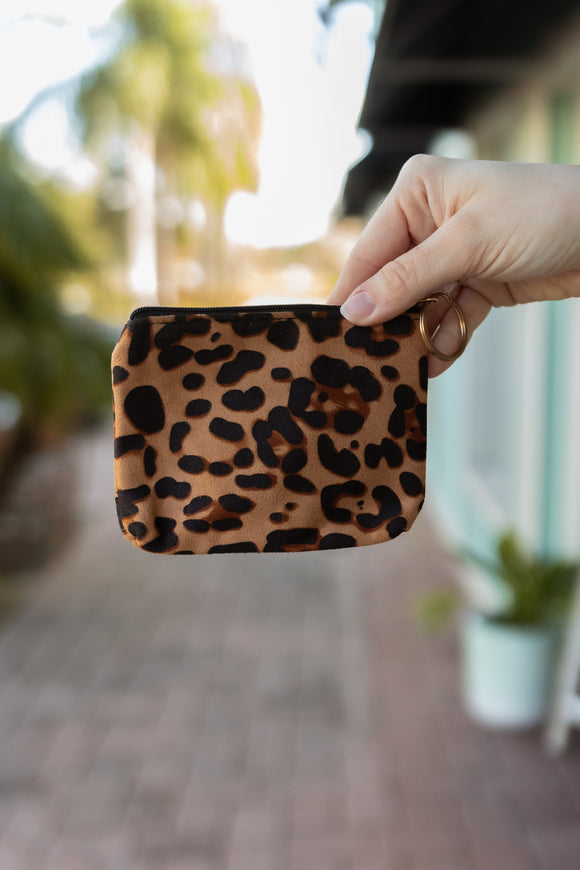 KELCIE LEOPARD COIN PURSE