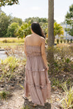 FOREVER US TIERED MAXI DRESS