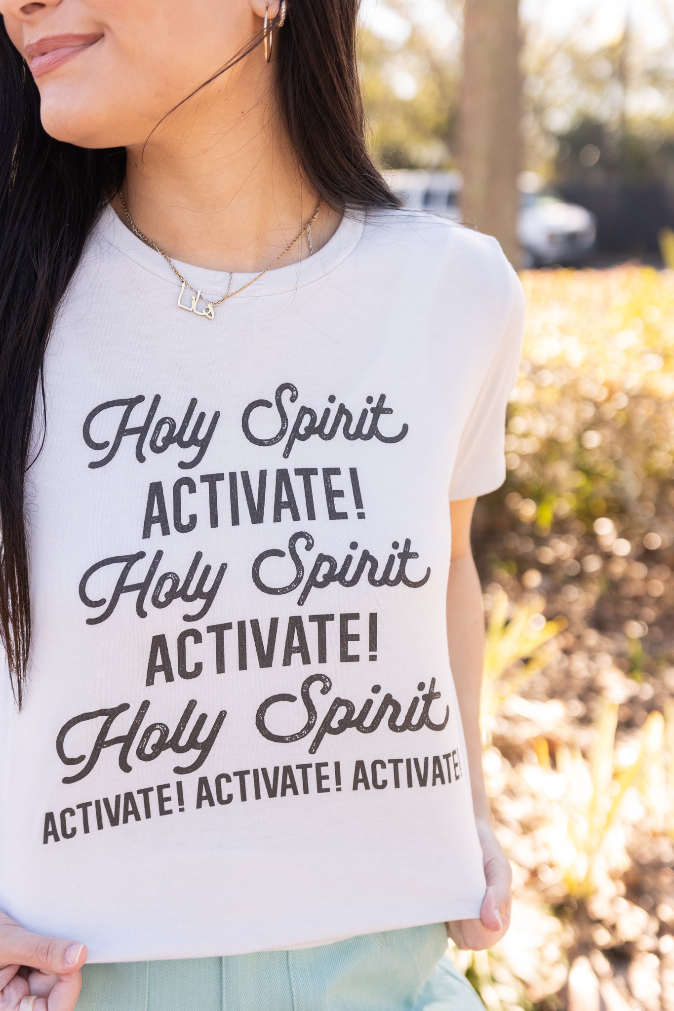 HOLY SPIRIT ACTIVATE GRAPHIC TEE RAOK boutique